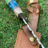 Custom Handmade D2 Tool Steel Hunting Bowie Knife