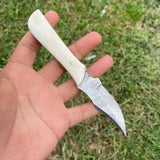 Custom Handmade Damascus Skinner Knife