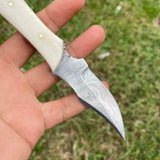 Custom Handmade Damascus Skinner Knife