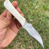 Custom Handmade Damascus Skinner Knife