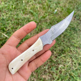 Custom Handmade Damascus Skinner Knife