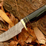 Custom Handmade Damascus Steel Hunting Knife