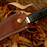 Custom Handmade Damascus Steel Hunting Knife