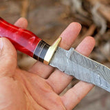 Custom Handmade Damascus Steel Hunting Knife