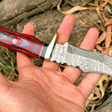 Custom Handmade Damascus Steel Hunting Knife