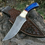 Custom Handmade Damascus Steel Hunting Knife