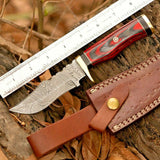 Custom Handmade Damascus Steel Hunting Knife