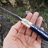 Custom Handmade Damascus Steel Hunting Knife