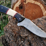 Custom Handmade Damascus Steel Hunting Knife