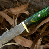 Custom Handmade Damascus Steel Hunting Knife