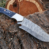 Custom Handmade Damascus Steel Hunting Knife