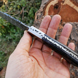 Custom Handmade Damascus Steel Hunting Knife