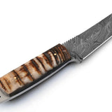 Custom Handmade Damascus Steel Tanto Knife