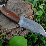 Custom Handmade Damascus Steel Hunting Knife