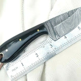 Custom Handmade Damascus Steel Fixed Blade Skinning Knife