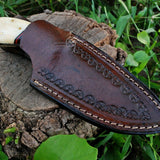 Custom Handmade Damascus Steel Skinning Knife