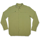 Long Sleeve Solid Lifestyle Button Down w/ REPEL-X