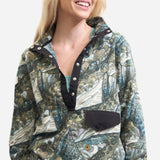 Steel My Heart Riffle Snap Fleece