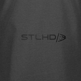 Dark gray T-shirt with STLHD/ mark logo