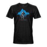 Men's black graphic T-shirt with Bigfoot and Coors Light logo