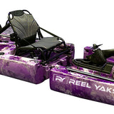 14ft Raider Tandem & Solo Modular Propeller Drive Pedal Fishing Kayak | 530lbs Capacity | 3 Piece