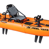 13.8ft  Rocket Fin Drive Tandem & Solo Modular Fishing Kayak | Fin Drive | 550lbs Capacity | 3 Piece