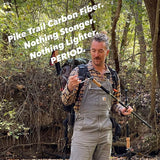 Pike Trail Carbon Fiber Trekking Poles – Lightweight, Adjustable Hiking Poles for Every Adventure