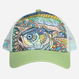 Tropical Tarpon Abstract Trucker Hat