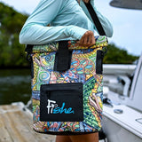 Tropical Tarpon Roll Tote Dry Bag