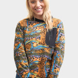 Unbound Brown Fleece Crew Neck