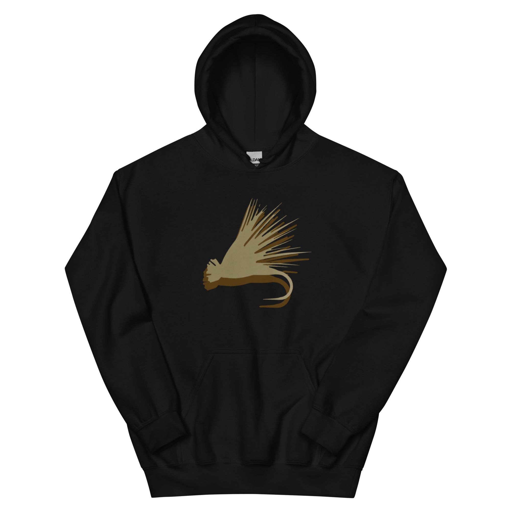 Brown Elk Hair Caddis - Fly Fishing Hoodie