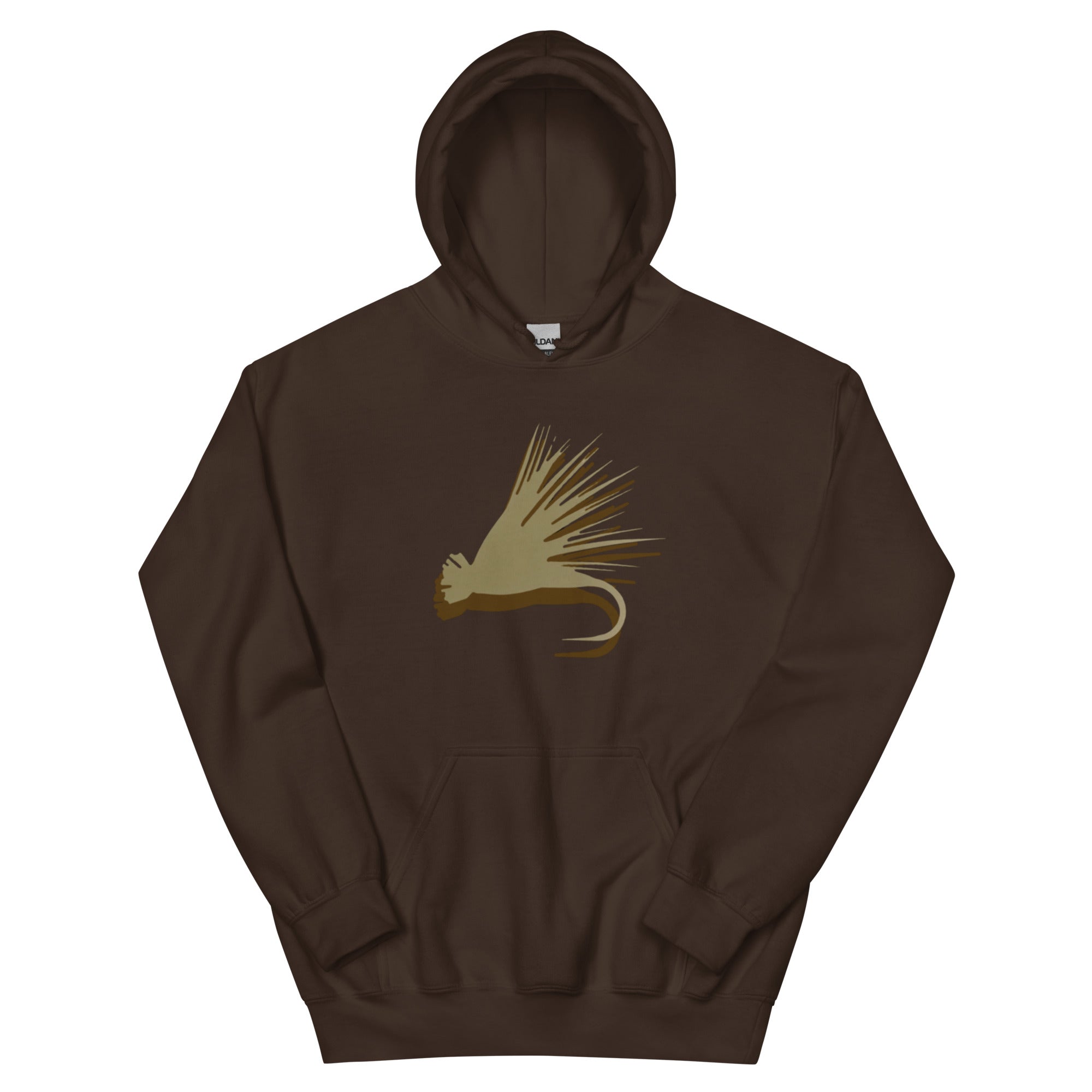 Brown Elk Hair Caddis - Fly Fishing Hoodie