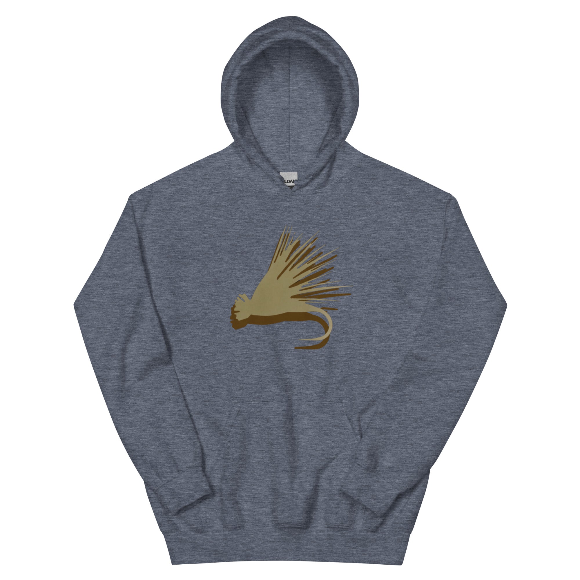 Brown Elk Hair Caddis - Fly Fishing Hoodie