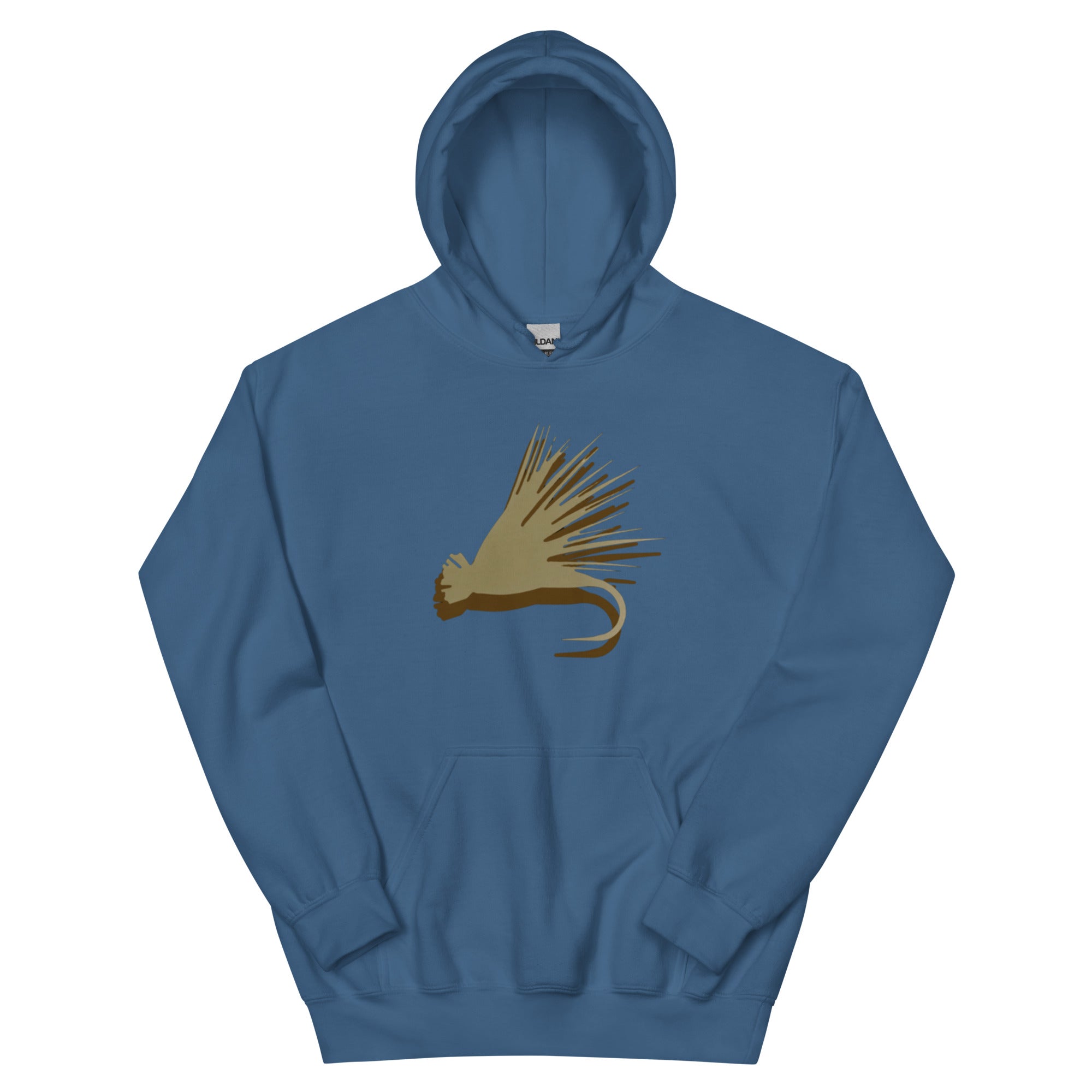 Brown Elk Hair Caddis - Fly Fishing Hoodie