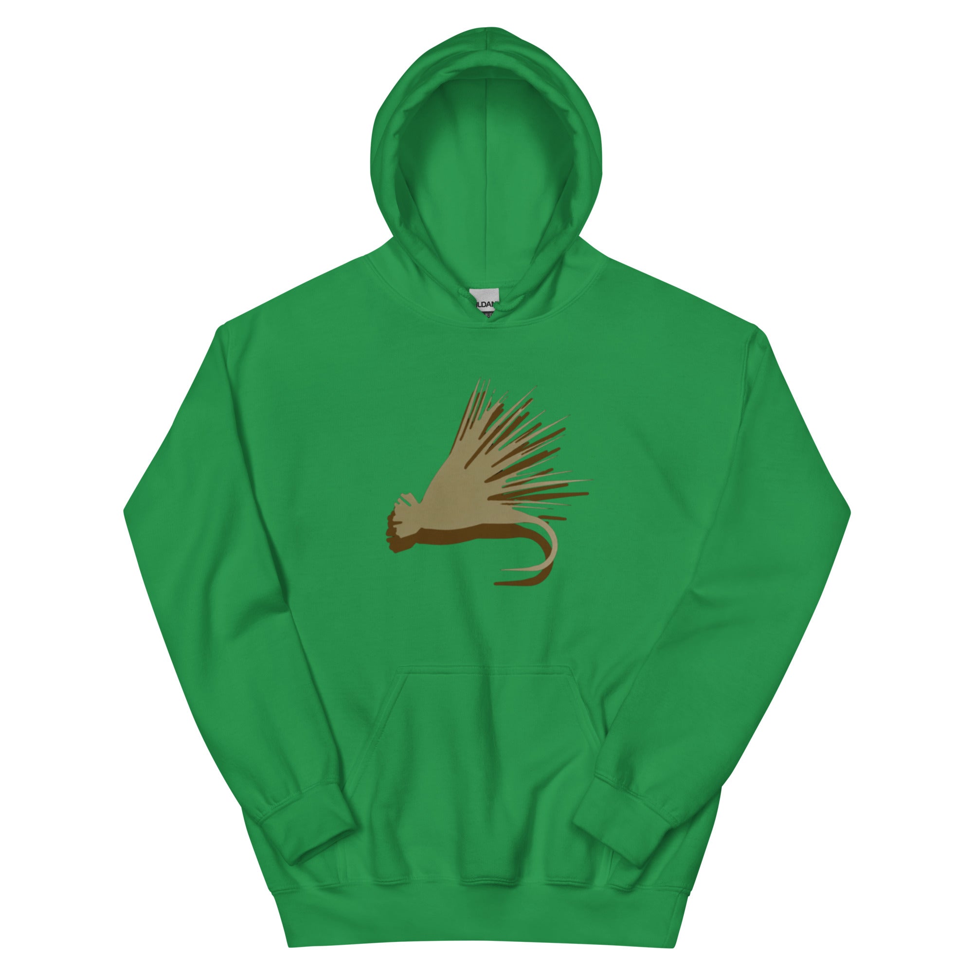Brown Elk Hair Caddis - Fly Fishing Hoodie