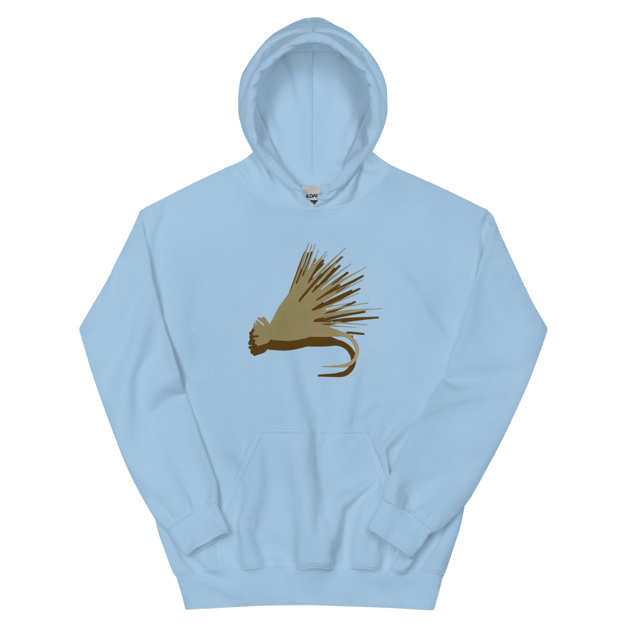 Brown Elk Hair Caddis - Fly Fishing Hoodie