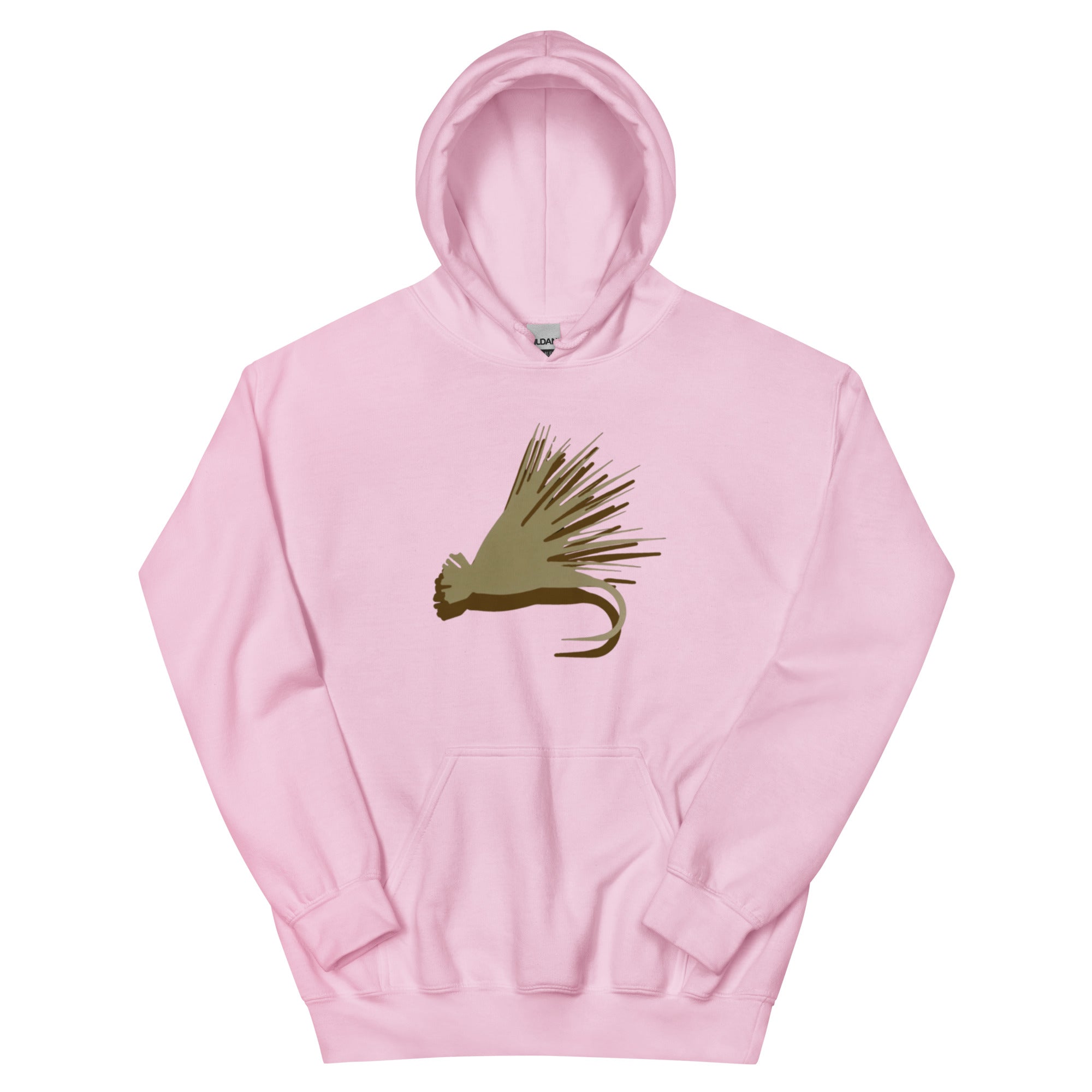Brown Elk Hair Caddis - Fly Fishing Hoodie