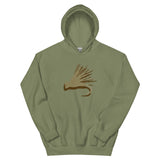 Brown Elk Hair Caddis - Fly Fishing Hoodie