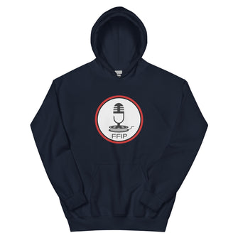 FFI Podcast Red Ring Logo - Fly Fishing Hoodie