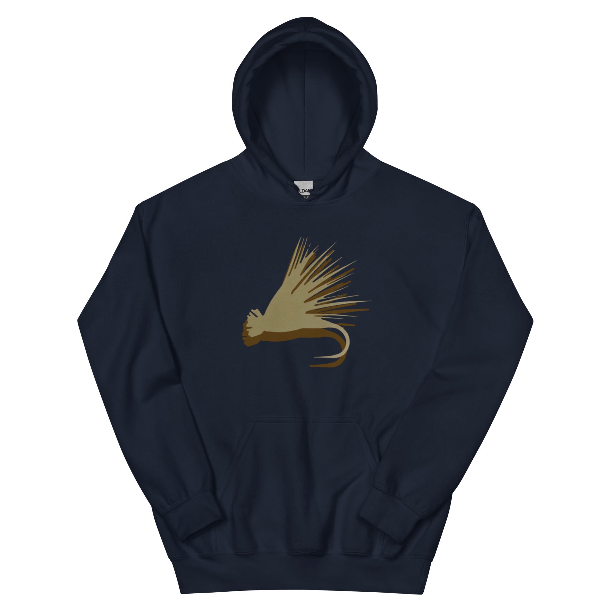 Brown Elk Hair Caddis - Fly Fishing Hoodie