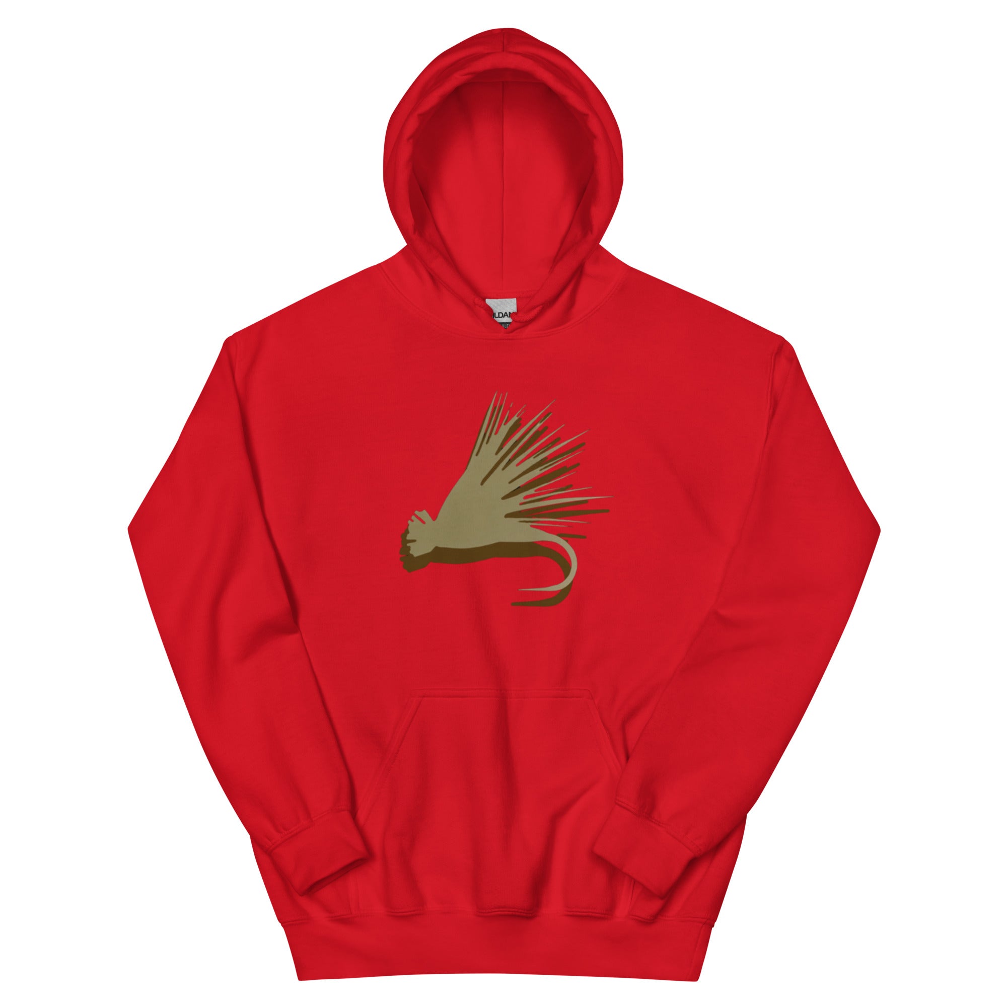Brown Elk Hair Caddis - Fly Fishing Hoodie