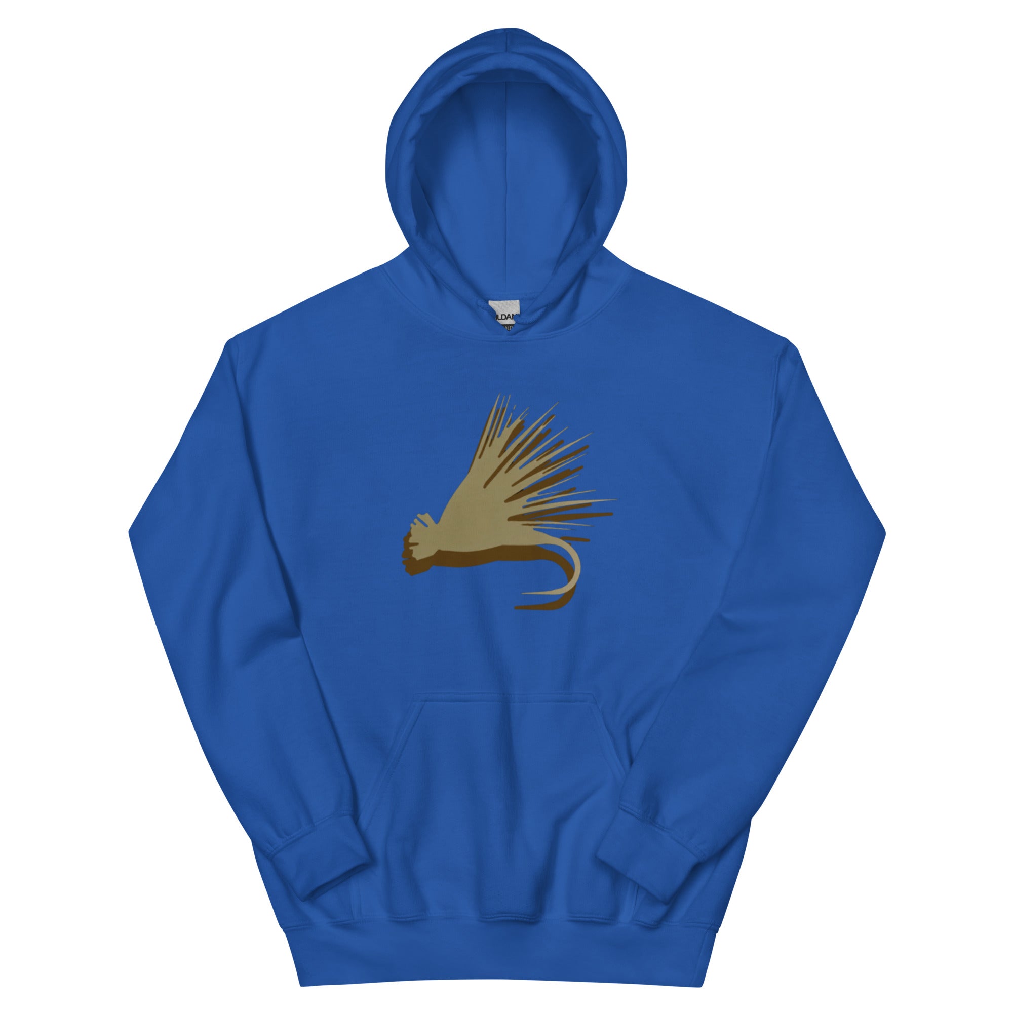 Brown Elk Hair Caddis - Fly Fishing Hoodie