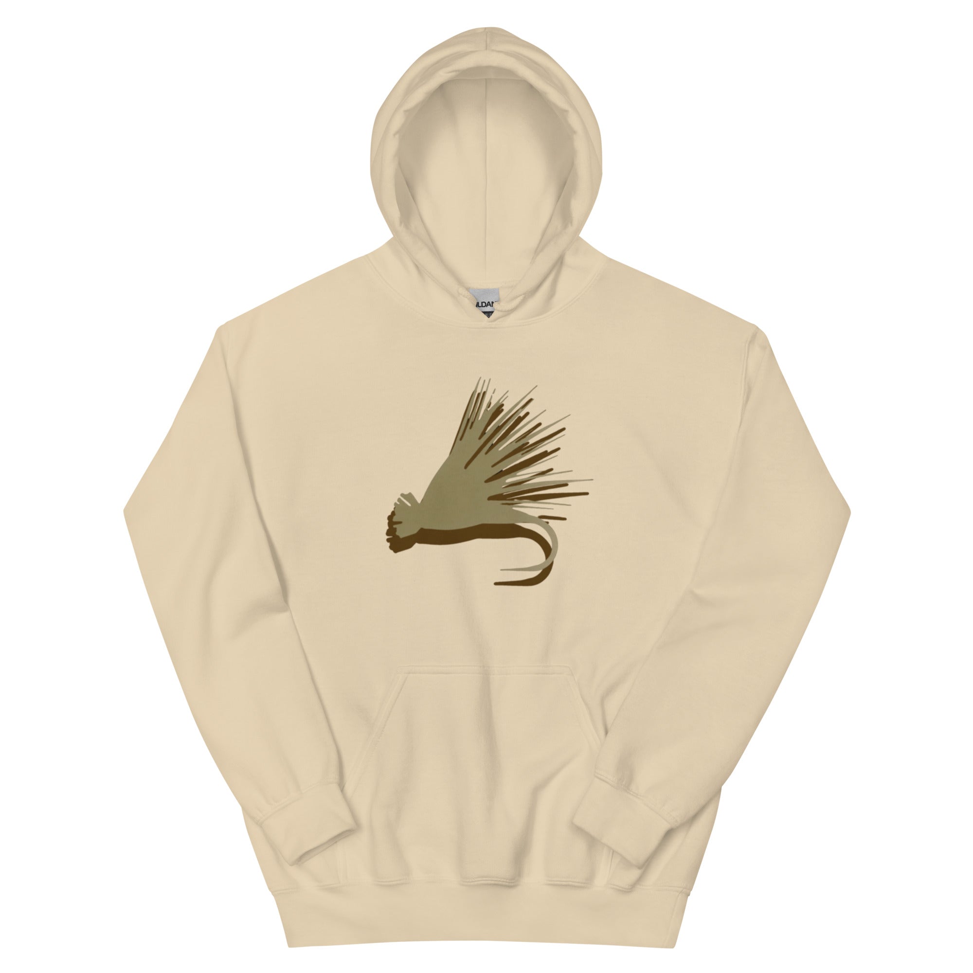 Brown Elk Hair Caddis - Fly Fishing Hoodie