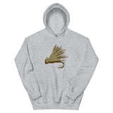 Brown Elk Hair Caddis - Fly Fishing Hoodie
