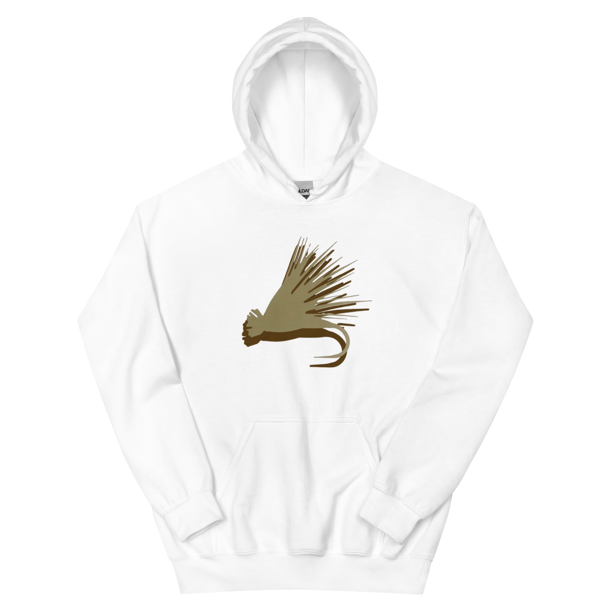 Brown Elk Hair Caddis - Fly Fishing Hoodie