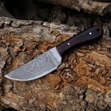 Nordic Valor - Custom Handmade 1095 Steel Classic Viking EDC Knife with Engraved Blade | KBS Knives Store