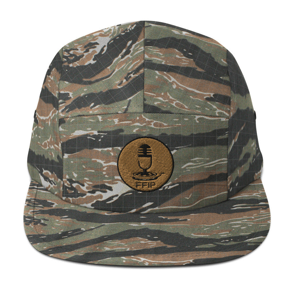 Five Panel Fly Fishing Hat - Camo