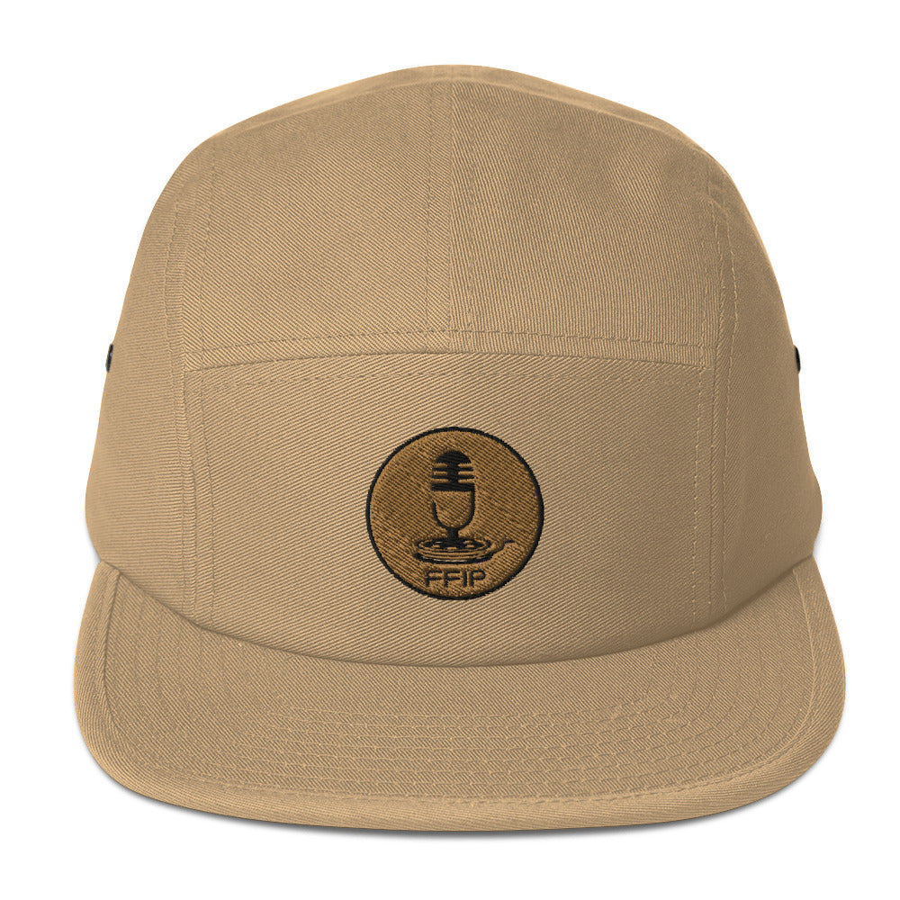 Five Panel Fly Fishing Hat - Sand/Tan