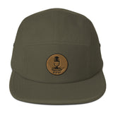 Five Panel Fly Fishing Hat - Military Green