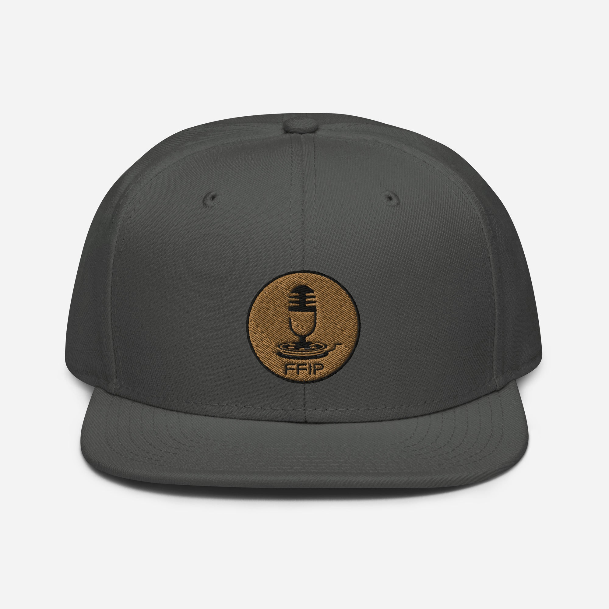 This Flat Brim Hat is full cloth and designed for colder days.  Flat is where it is at! Ad a logo and wear it in style with your fishy friends.